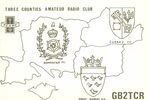 Qsl karten funkgerät uk - x,