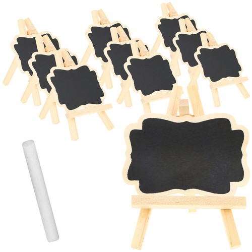 10x mini holztafel set - 10x,