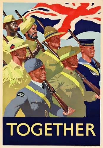 Together allies united vintage - allies,