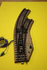 Märklin Bogenweiche 5140 rechts, funktionsgepr. in gutem Zustand! Mit Steckern!