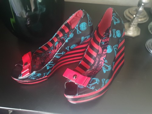 Rockabilly schuhe wedges - schuhe,