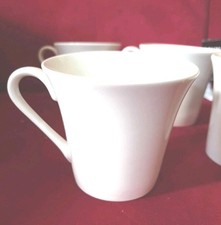 4 x Maxwell & Williams Tasse, Tempo weiß, Porzellan Tasse , NEUWERTIG 