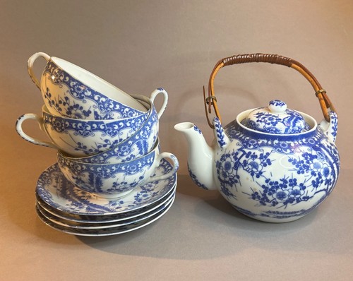 Altes teeservice blau - blau, 4