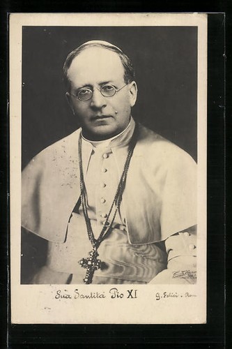 Ansichtskarte papst pius - ansichtskarte, xi