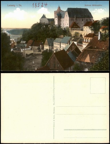 Ansichtskarte leisnig schloss - leisnig,
