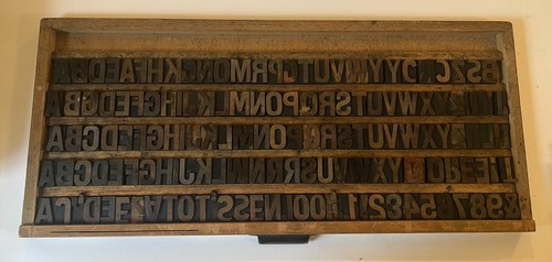 Rar vintage holz buchdruck - holz,