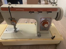 Nähmaschine Privileg 380, mit Koffer und Garn Und Ersatzteilen
