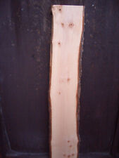 25 mm deutsche Erle Brett Erlenholz gehobelt 1,55 m / 22 cm mit Rinde