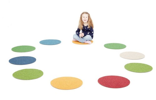 Sitzpad spielteppich rund - spielteppich,