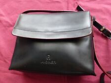 AIGNER Crossover Leder-Tasche Schwarz-rot robust tolle Details retro rar selten