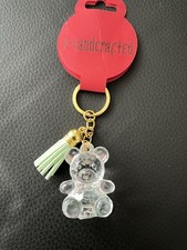 Handmade Handgefertigt Anhänger Schlüsselanhänger Taschenbaumler Teddy