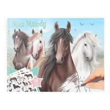 Miss Melody Pferde Malbuch mit