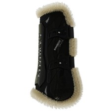 Kentucky Horsewear Schwarz L Gamaschen Bamboo Elastik Kunstfell