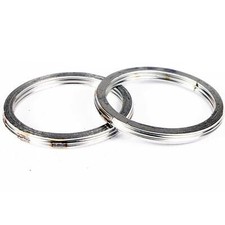2X Auspuff Krümmer Dichtung