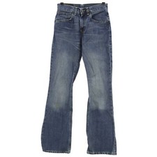 #5131 LEVIS Damen Jeans Hose 525 0460 Denim ohne Stretch blue stone blau 28/34