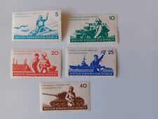 Briefmarken DDR 1962 6 Jahre NVA Mi 876 -880 postfrisch