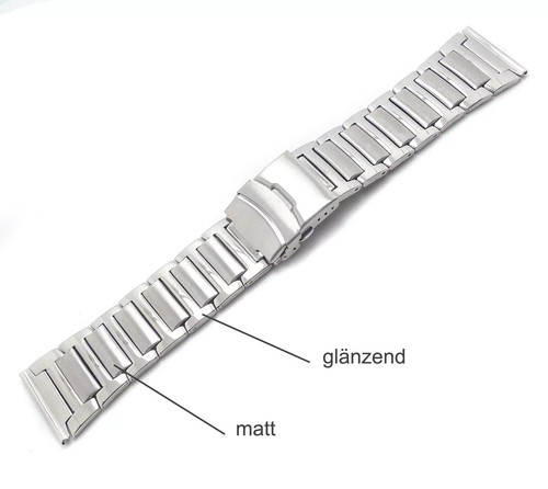 Uhrenarmband edelstahl 28mm - uhrenarmband,