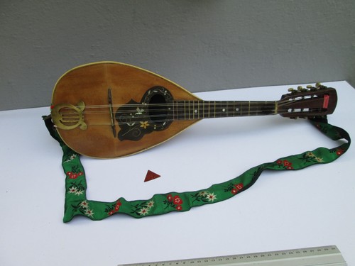 Antike rundbauch mandoline - rundbauch,