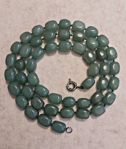 Grün jade kette - grün,