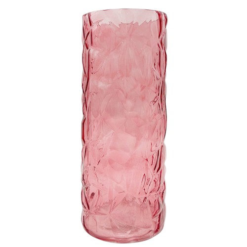 Glas vase pink - vase, 29,3