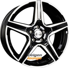 4 Alufelgen CMS C34 DB Diamant Schwarz Glanz 7x17 ET40 5x110 17 Zoll