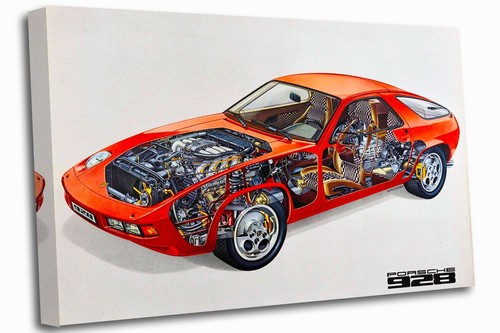 Porsche 928 leinwand wandbild - 928,