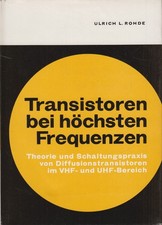 Buch: Transistoren bei höchsten Frequenzen, Rohde, 1965, Radio-Foto-Kinotechnik