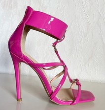 Lack Sandalette High Heels mit