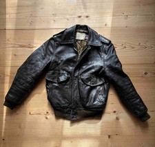 SCHOTT Lederjacke, Bomberjacke, 70er, small