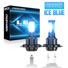 2x H7 LED Headlight Bulbs For