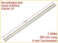 (1,50€/St) 2 St. Borosilikat