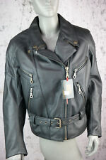iXS Motorradjacke, Leder- Jacke, Echtleder, Schwarz, Größe Damen L, Neu