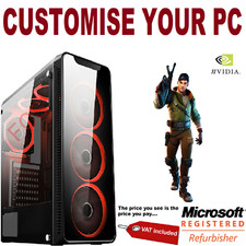 ULTRAFAST i3 i5 i7 Gaming Computer PC 2TB + SSD 16GB RAM GTX 1660 Win10, USB3.0