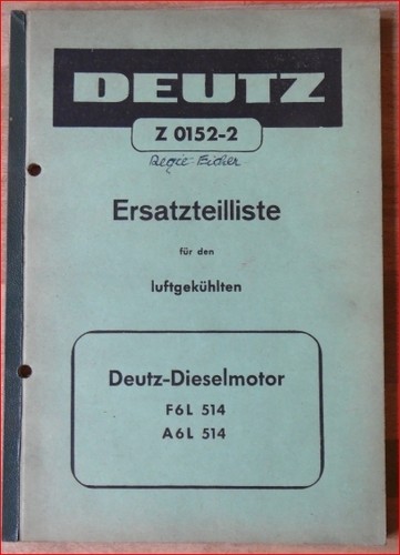 Deutz dieselmotor luftgekühlt - dieselmotor,