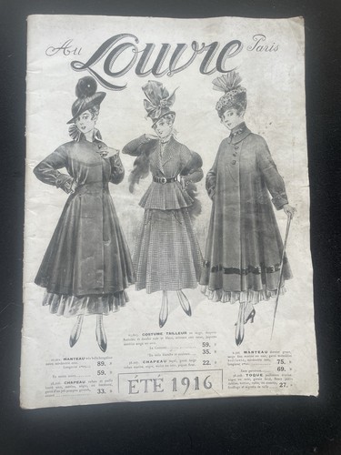 1916 french louvre magazine - 1916,