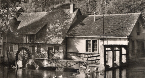 1201 mühle wasserrad - ak,