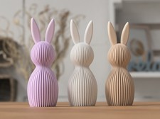 Osterhase Dekofigur: Bunte
