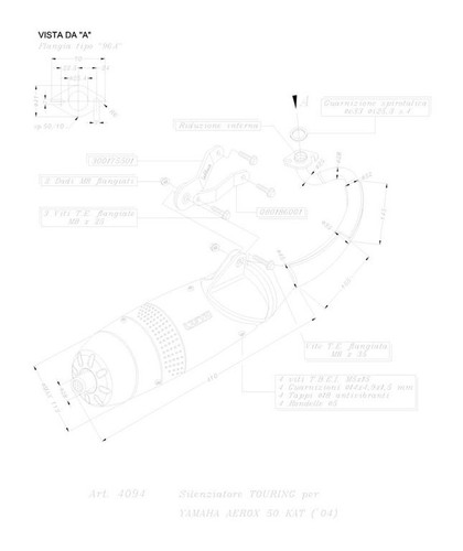 Leovince touring auspuff - leovince,