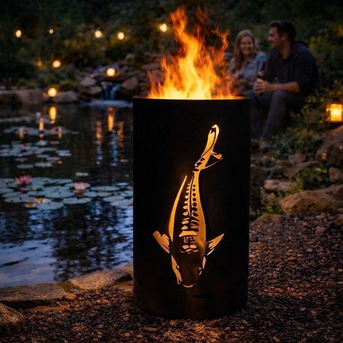 Koi feuertonne feuerkorb - /,