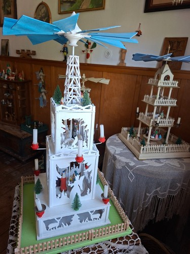 Alte erzgeb pyramide mit - erzgeb.,