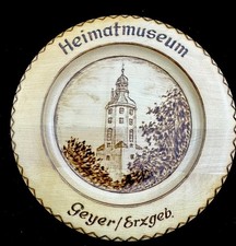 DDR Holzteller - Handgemalt &