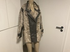 Damen Nerz Leder Jacke