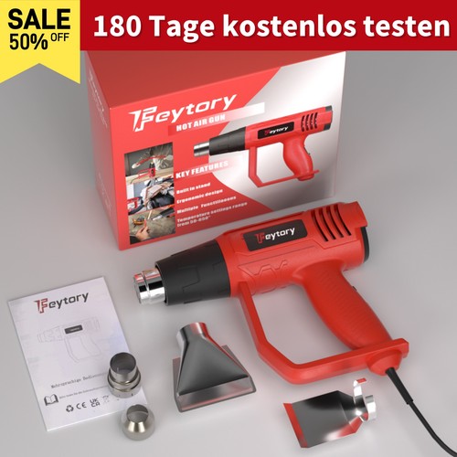 Heißluftpistole 2000w - heißluftpistole,