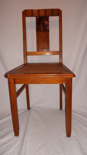 Antiker stuhl geflecht art - stuhl,
