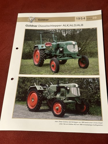 Güldner traktor schlepper - güldner,