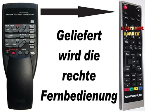 Ersatz fernbedienung für - fernbedienung,