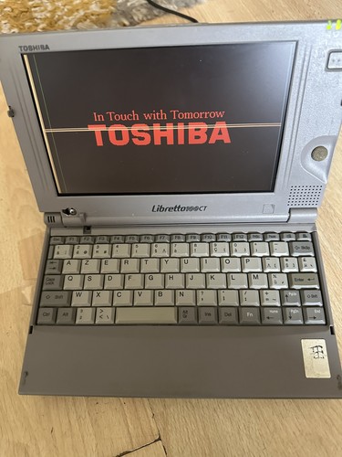 Toshiba libretto 100ct vintage - toshiba,