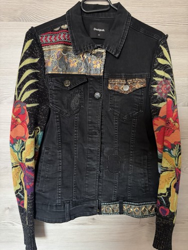 Desigual damen jeansjacke - jeansjacke, gr