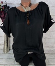 Damen T Shirt Tunika Bluse Top