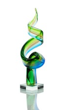 Designer Skulptur aus Glas